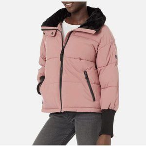 DKNY Oversized Mauve Puffer Jacket Size Medium